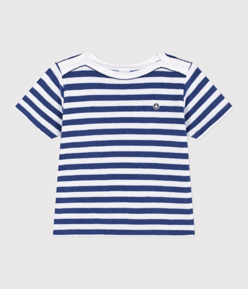 パイルボーダー半袖Ｔシャツ