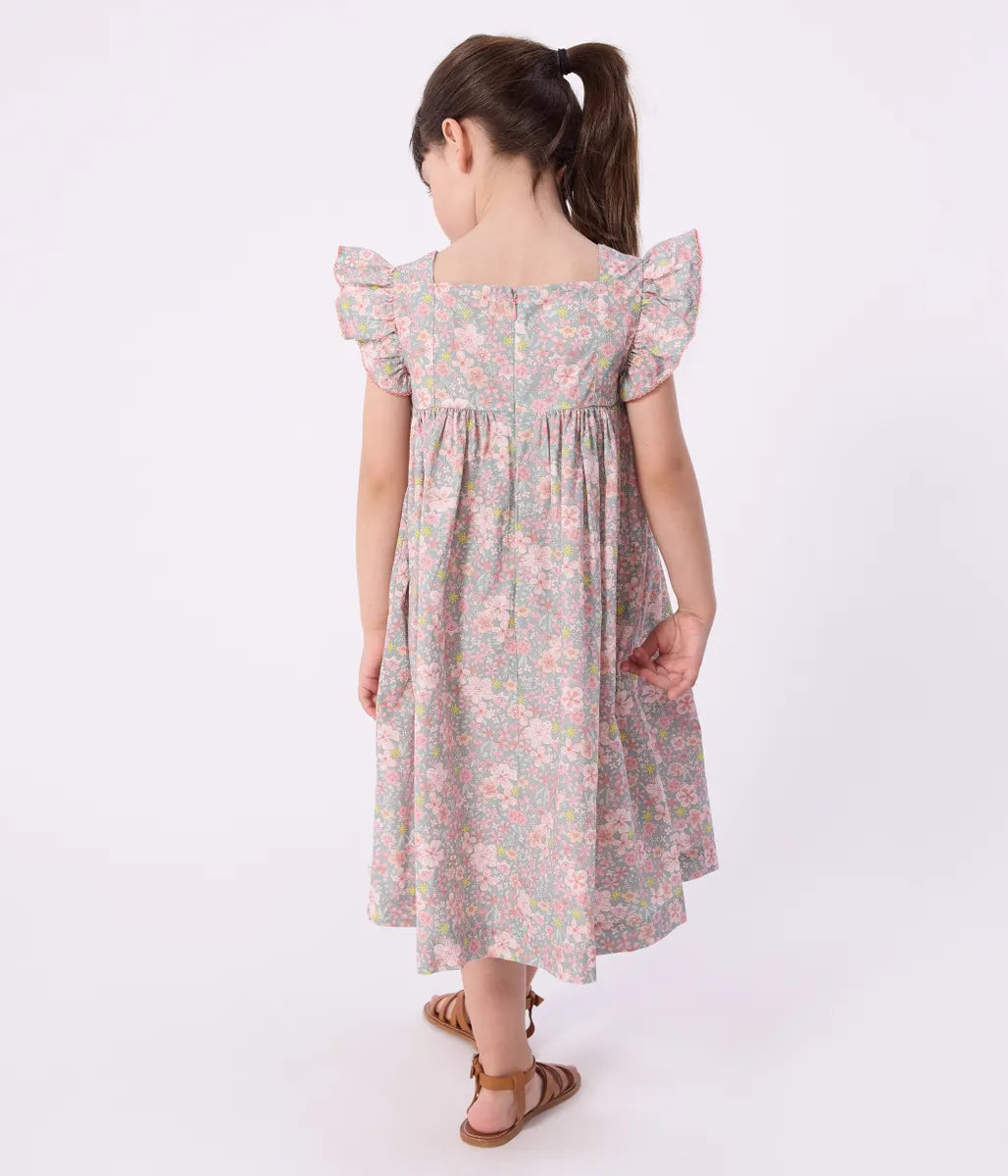 フラワープリントワンピース