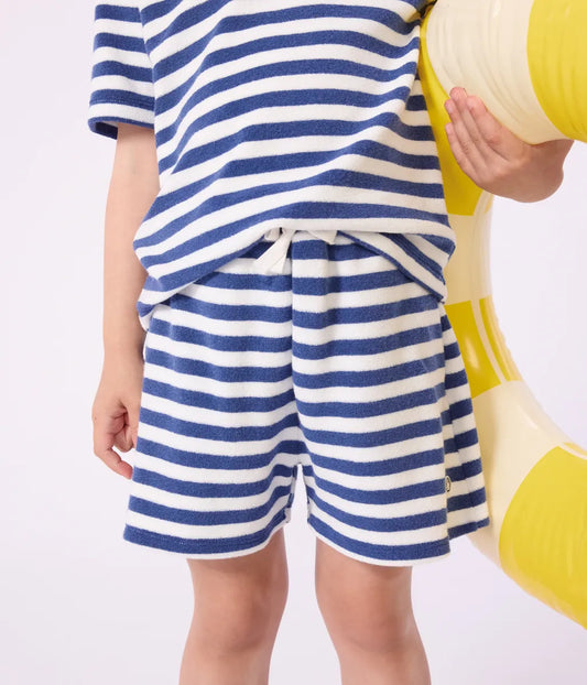 パイルボーダーショートパンツ