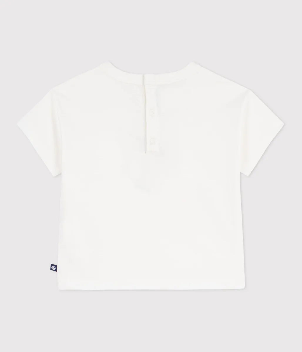コットンプリント半袖Tシャツ