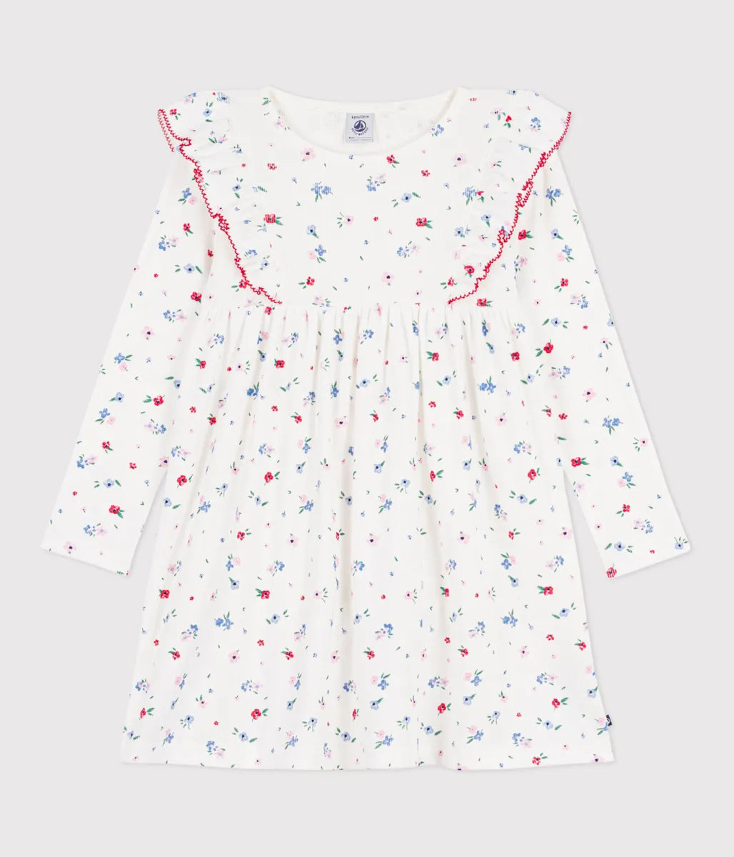 フラワープリントワンピース