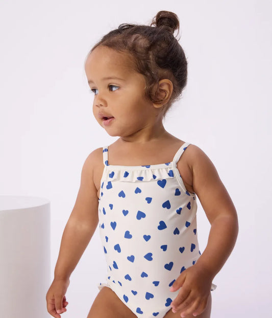 ハートプリント ワンピース水着
