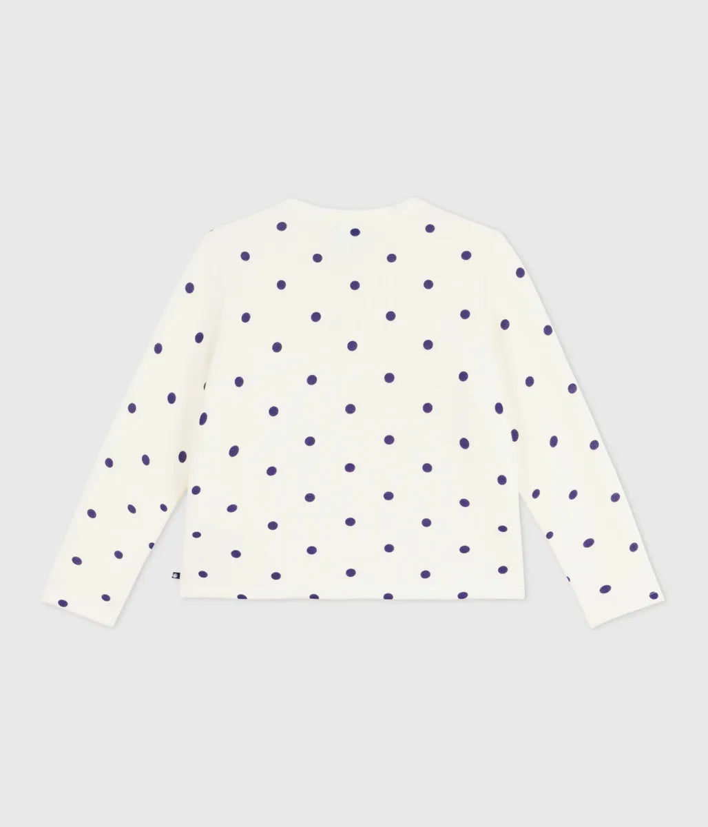 ドットプリントカーディガン