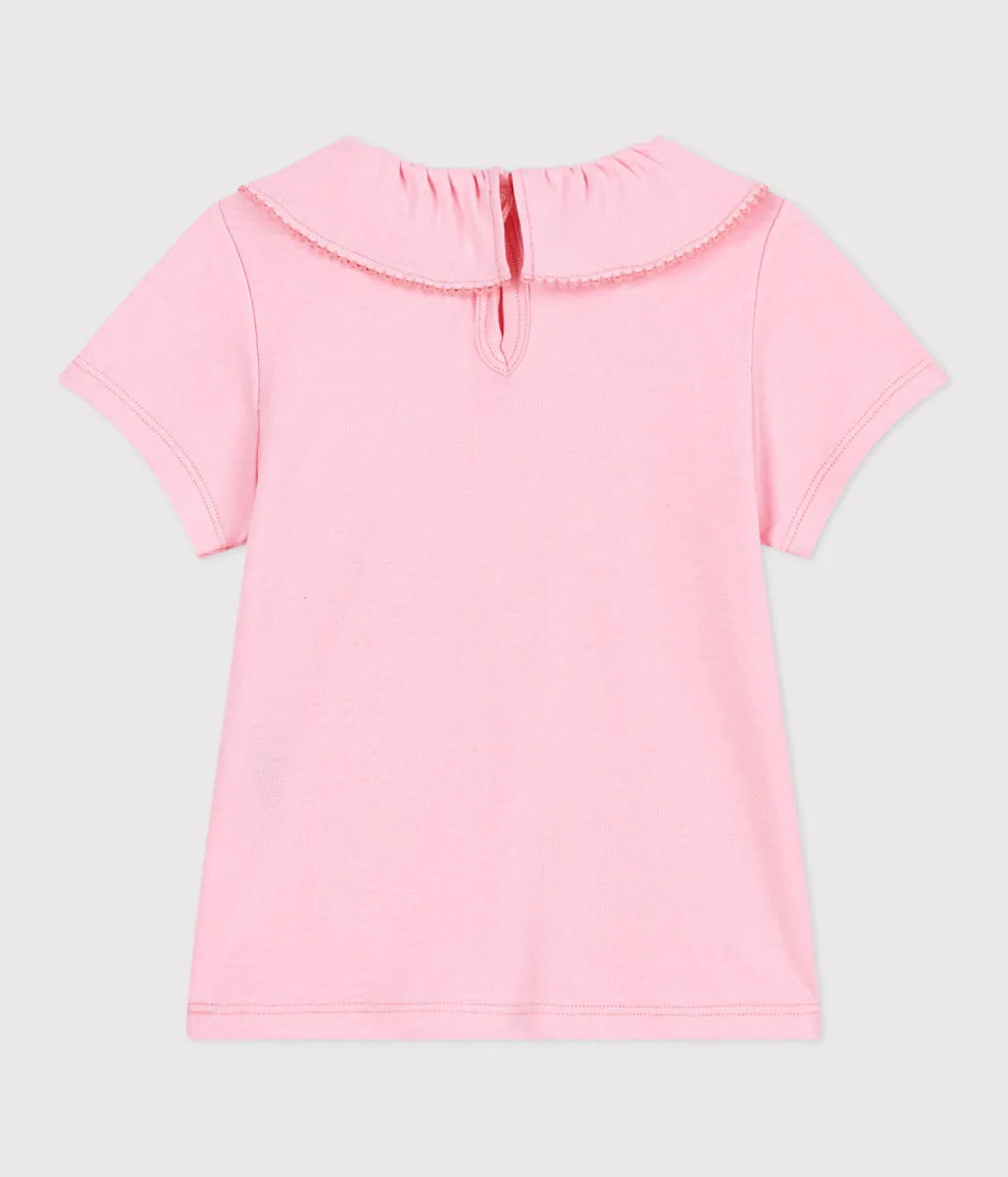 フリル衿半袖Ｔシャツ