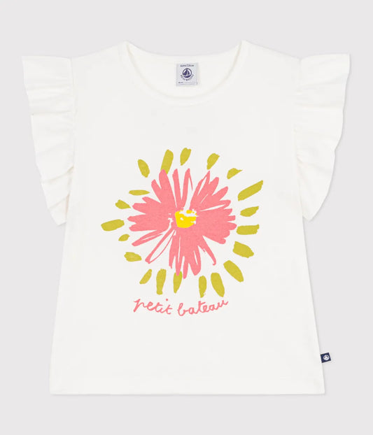 フラワープリントＴシャツ