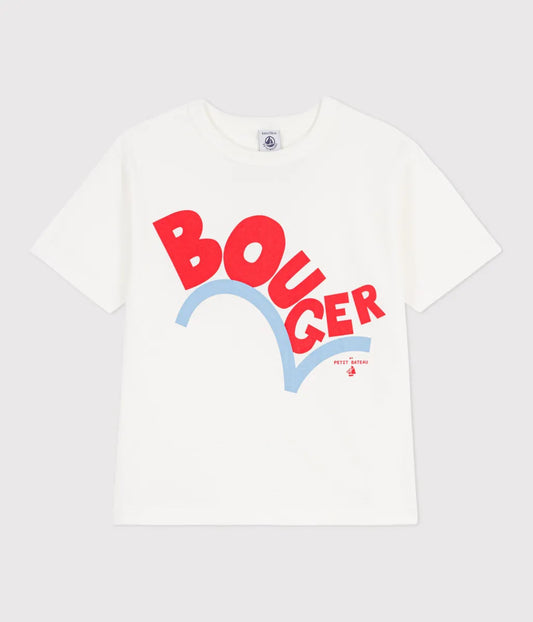 コットンプリント半袖Tシャツ