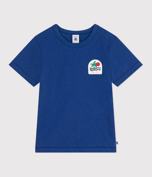 ワッペン付き半袖Ｔシャツ