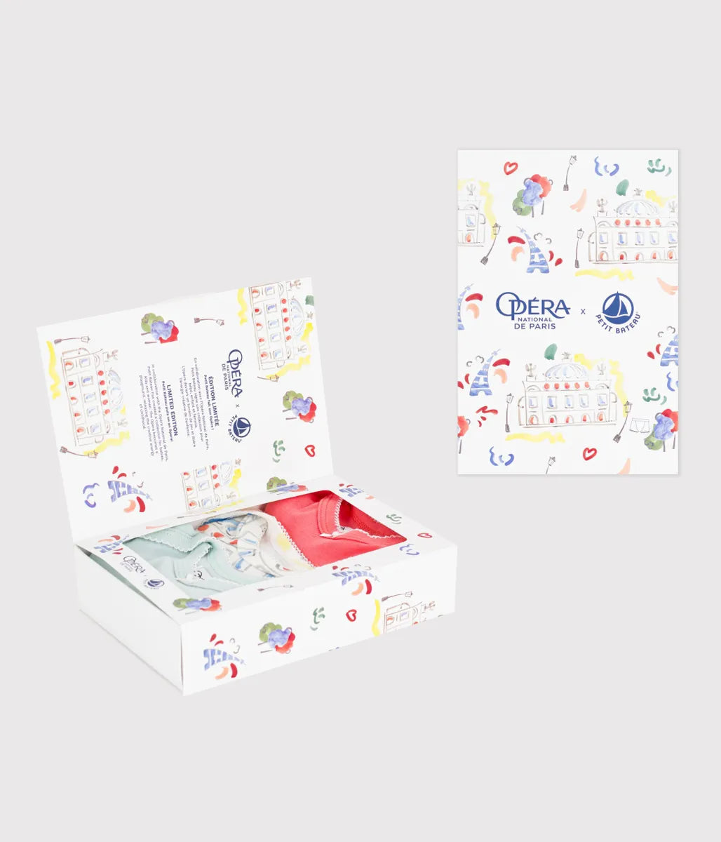 Opera x PB 半袖ボディ３枚組 (BOX入り)
