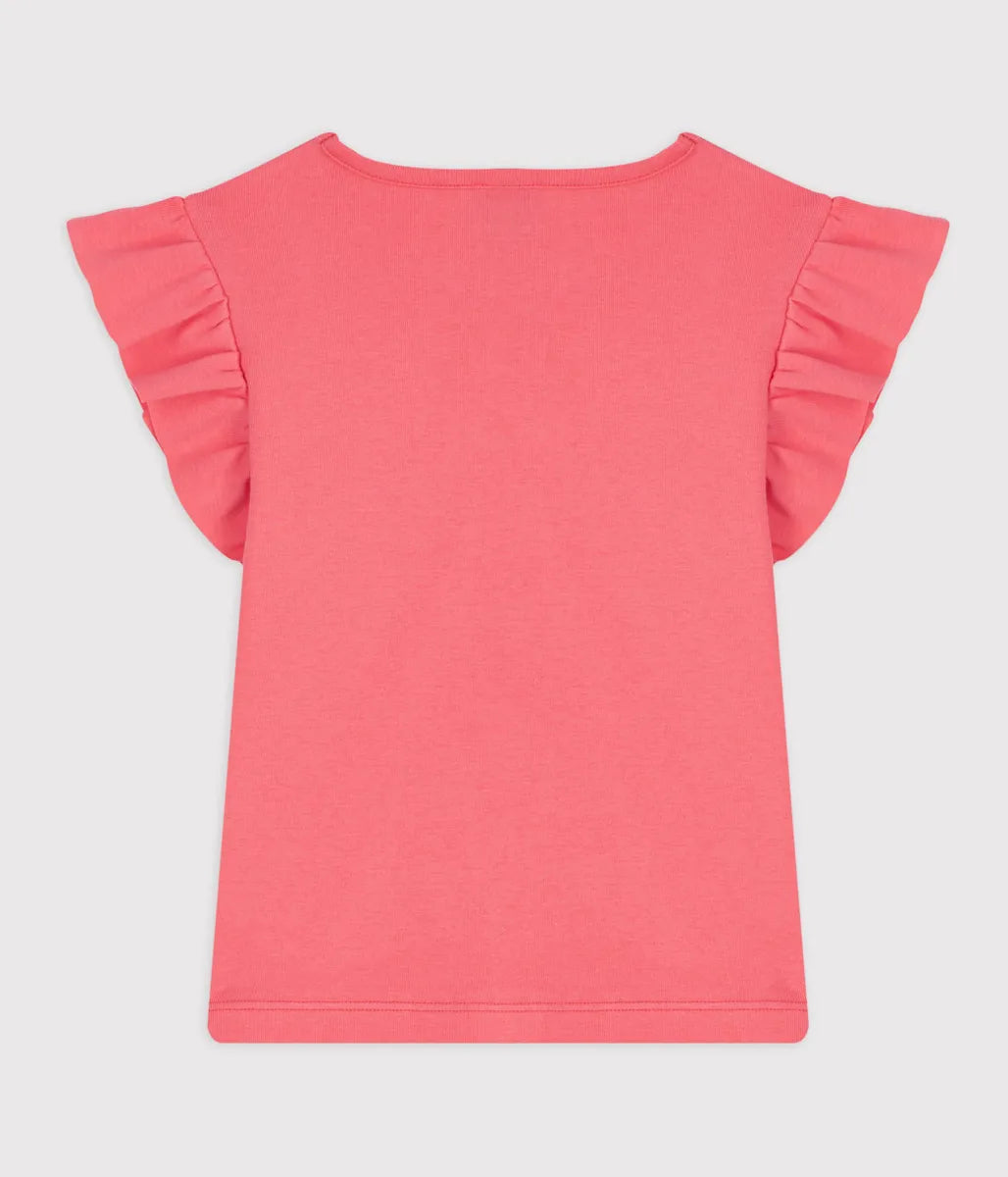 フリル袖Ｔシャツ