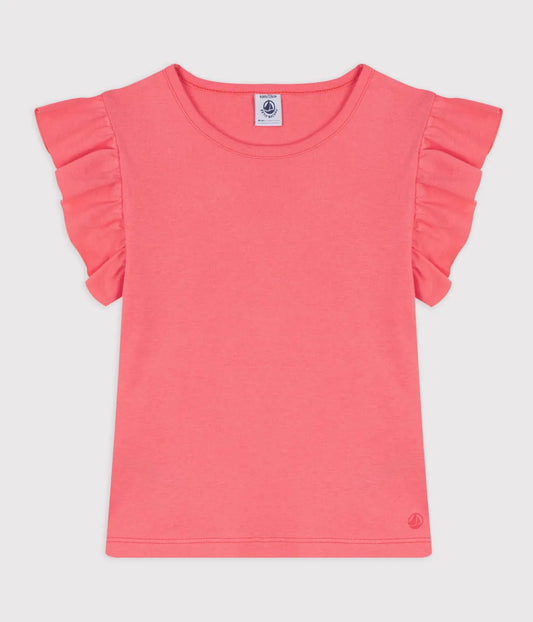フリル袖Ｔシャツ