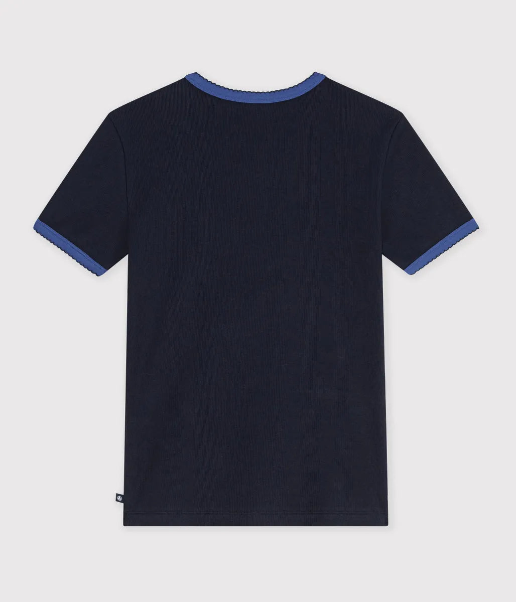 2×2リブ編み半袖Ｔシャツ