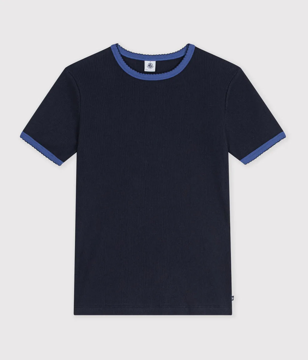2×2リブ編み半袖Ｔシャツ