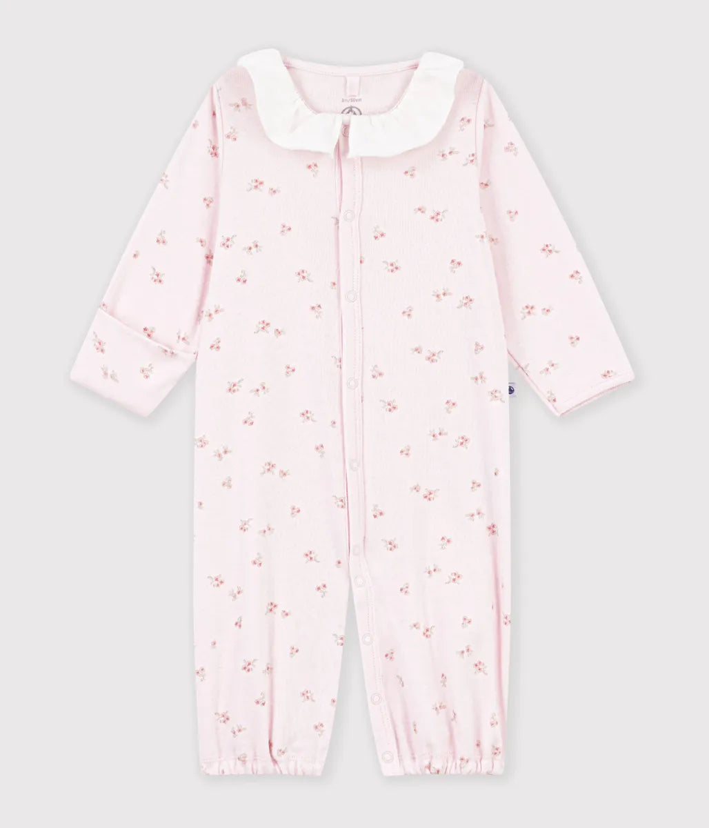 衿つきプリント２ウェイロンパース
