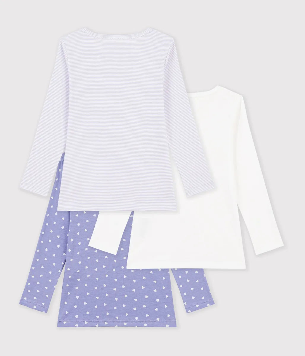 プリント長袖Ｔシャツ３枚組