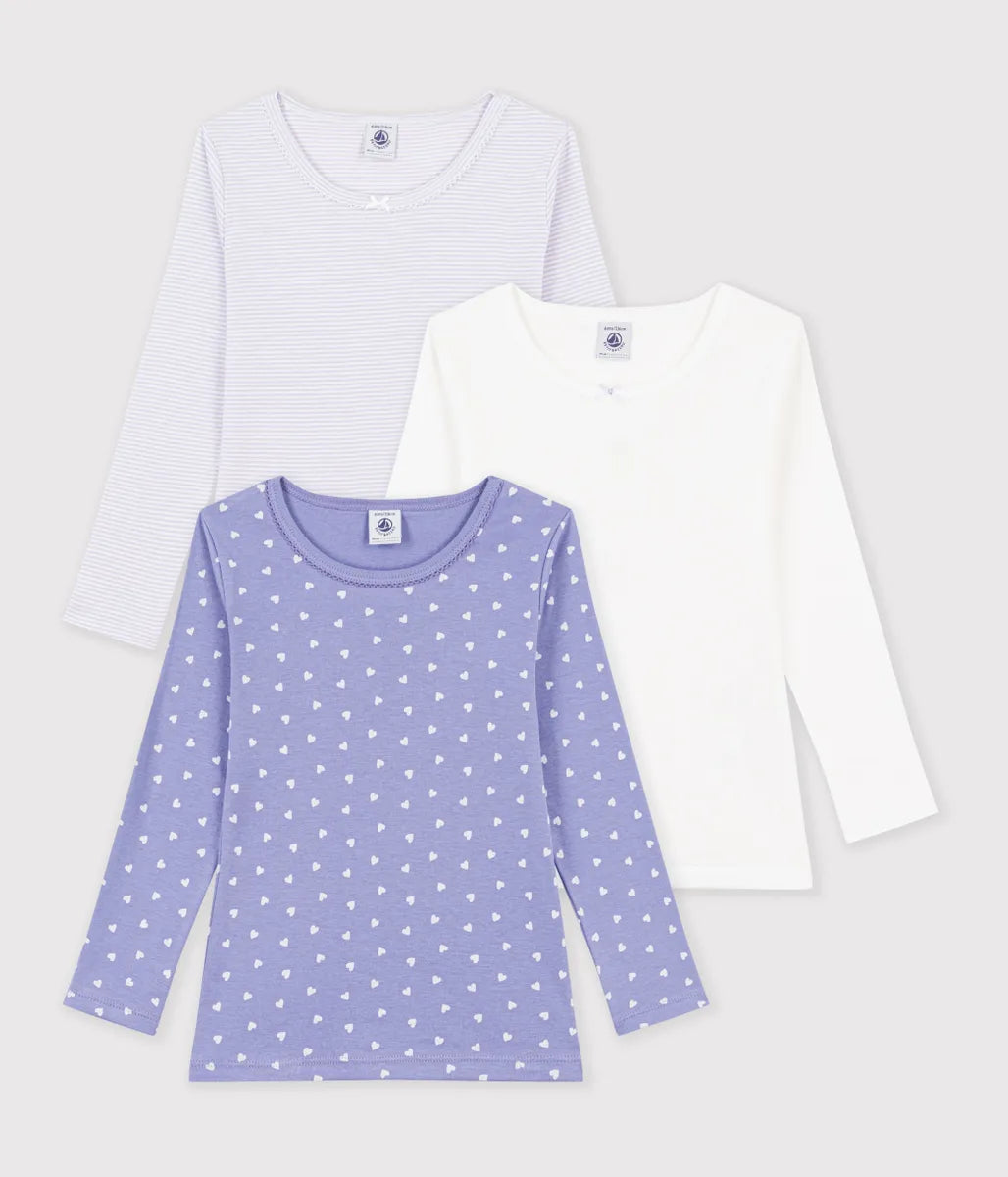 プリント長袖Ｔシャツ３枚組