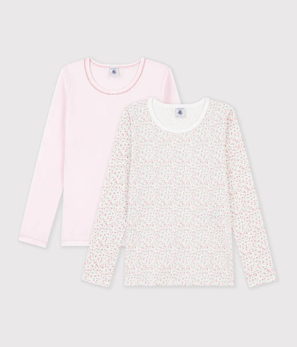 プリント長袖Ｔシャツ２枚組