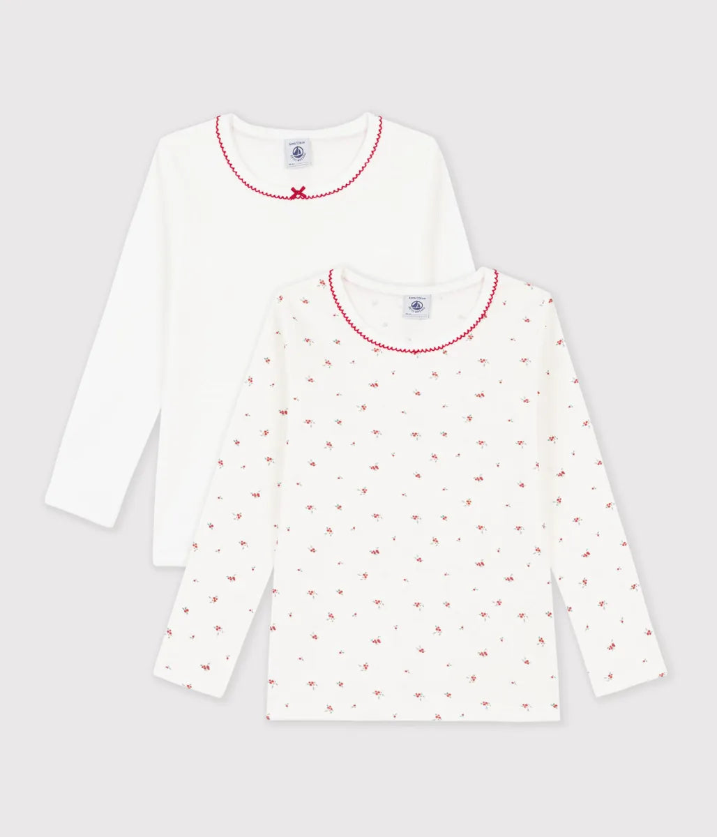 プリント長袖Ｔシャツ２枚組