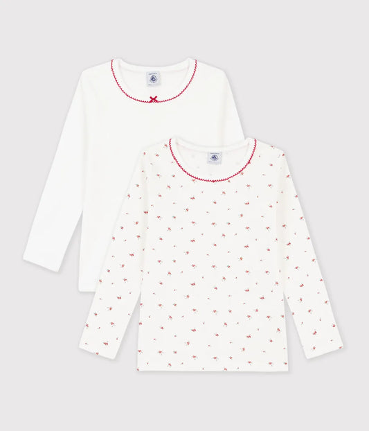 プリント長袖Ｔシャツ２枚組