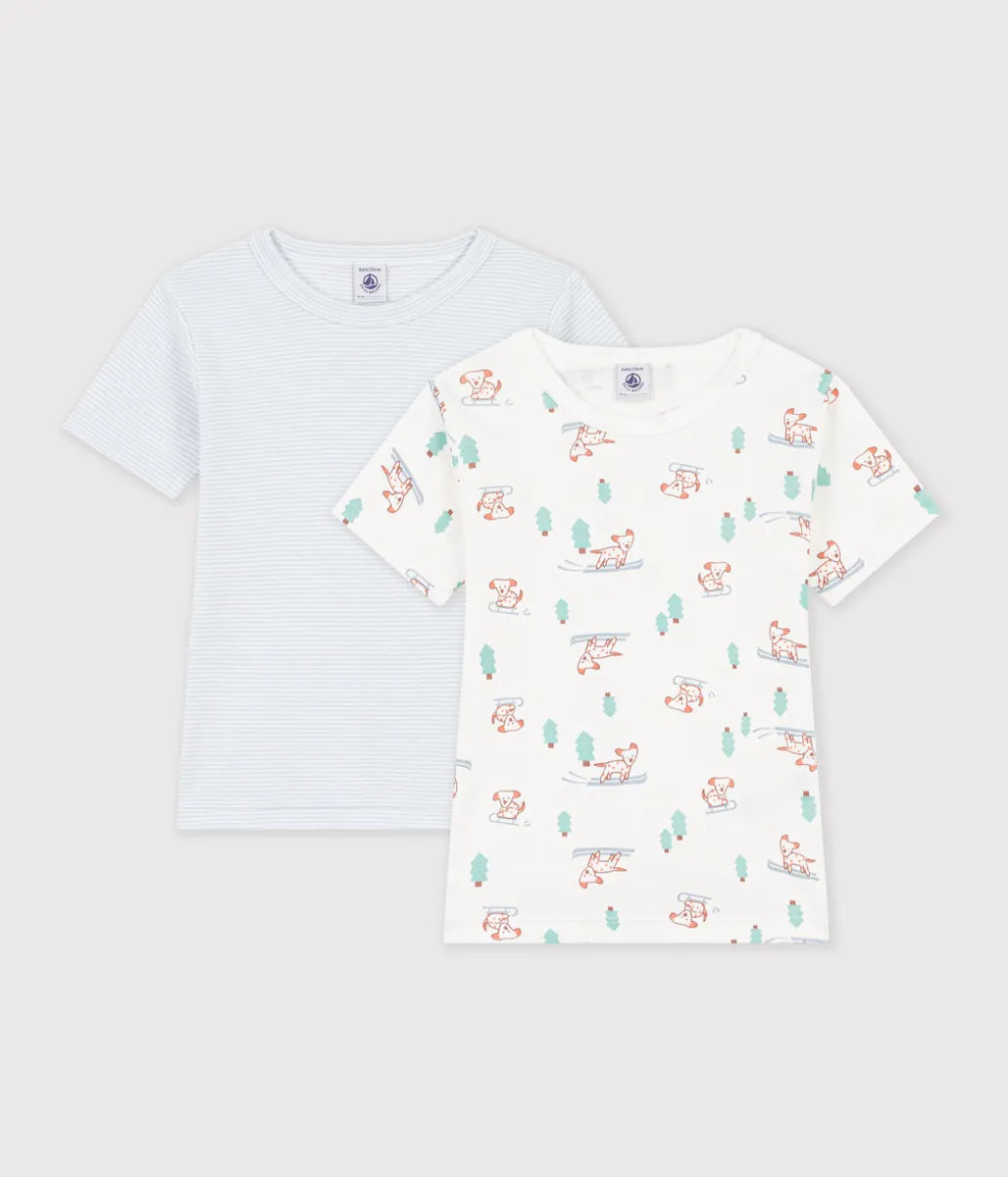 プリント半袖Ｔシャツ２枚組