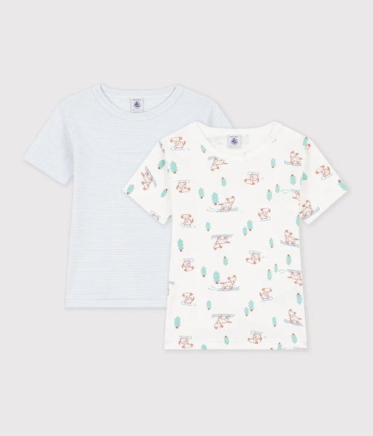 プリント半袖Ｔシャツ２枚組