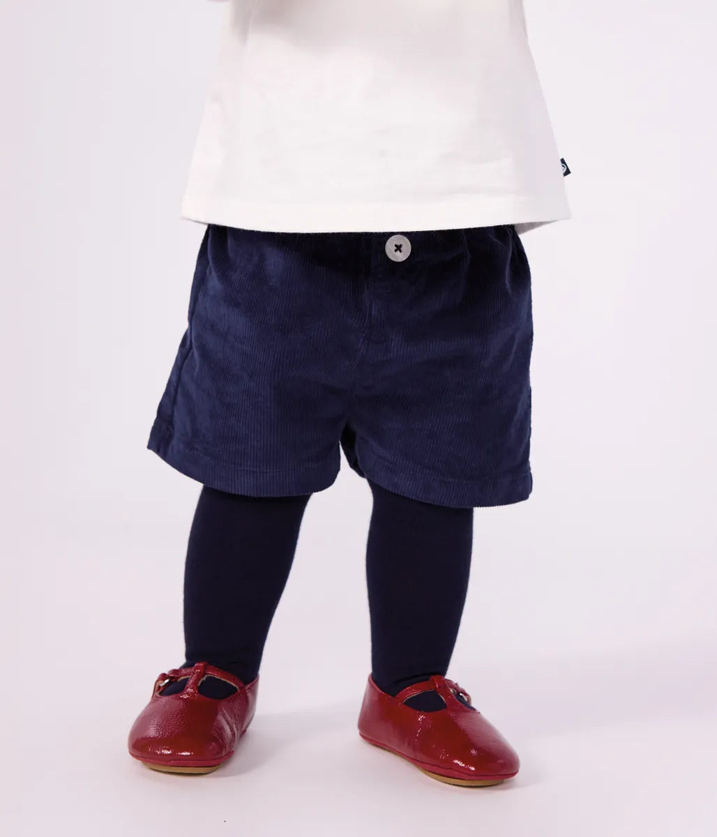 コーデュロイショートパンツ