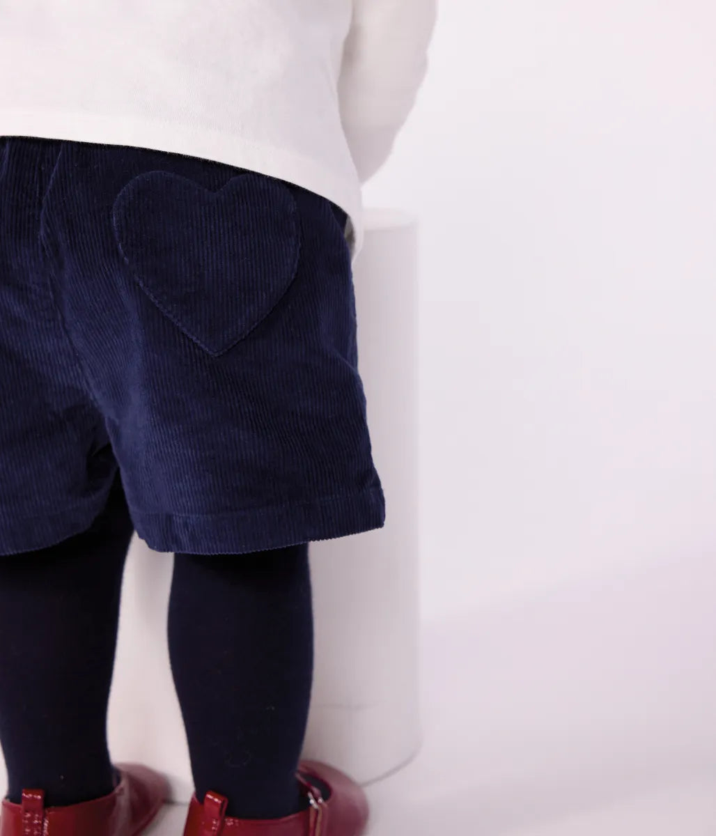 コーデュロイショートパンツ