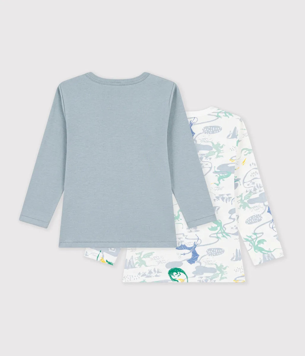 プリント長袖Ｔシャツ２枚組