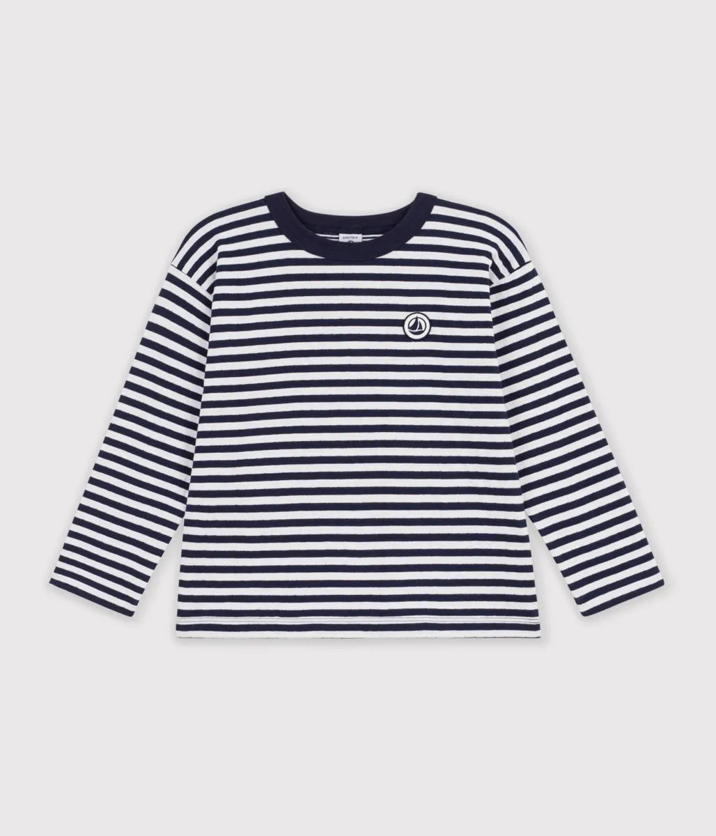 ボーダープリント長袖Ｔシャツ