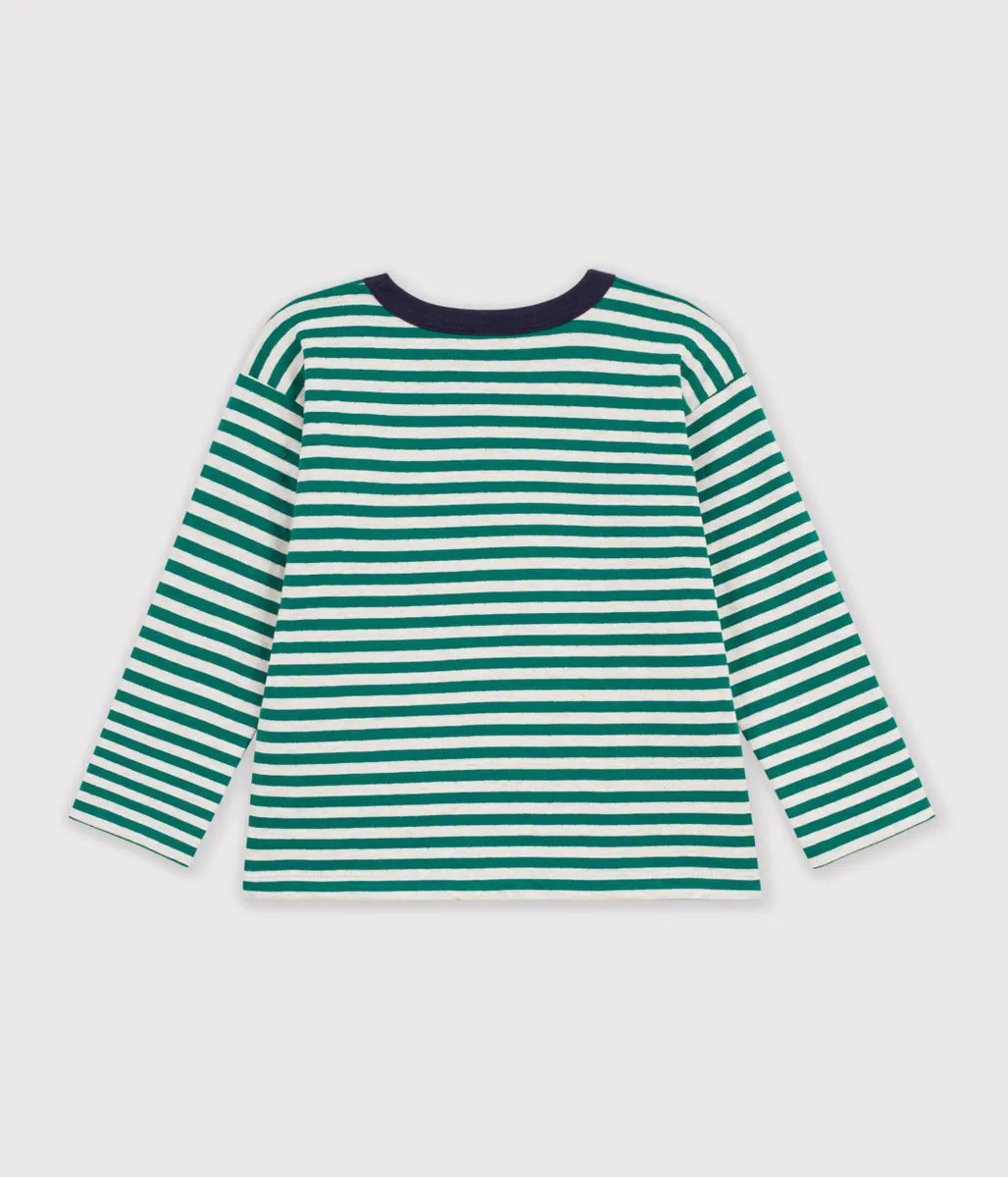 ボーダープリント長袖Ｔシャツ