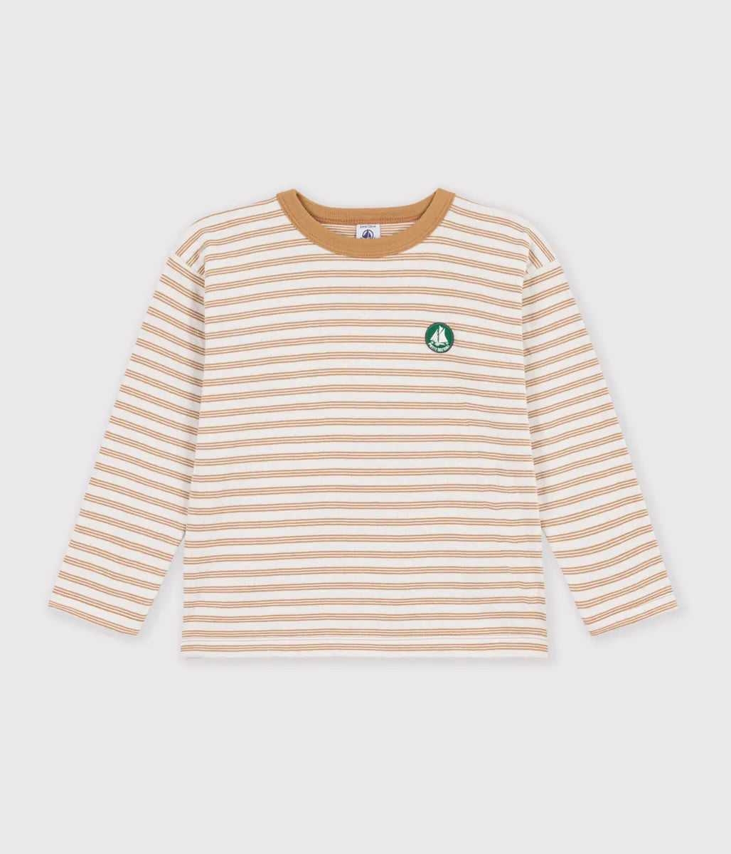 ボーダープリント長袖Ｔシャツ