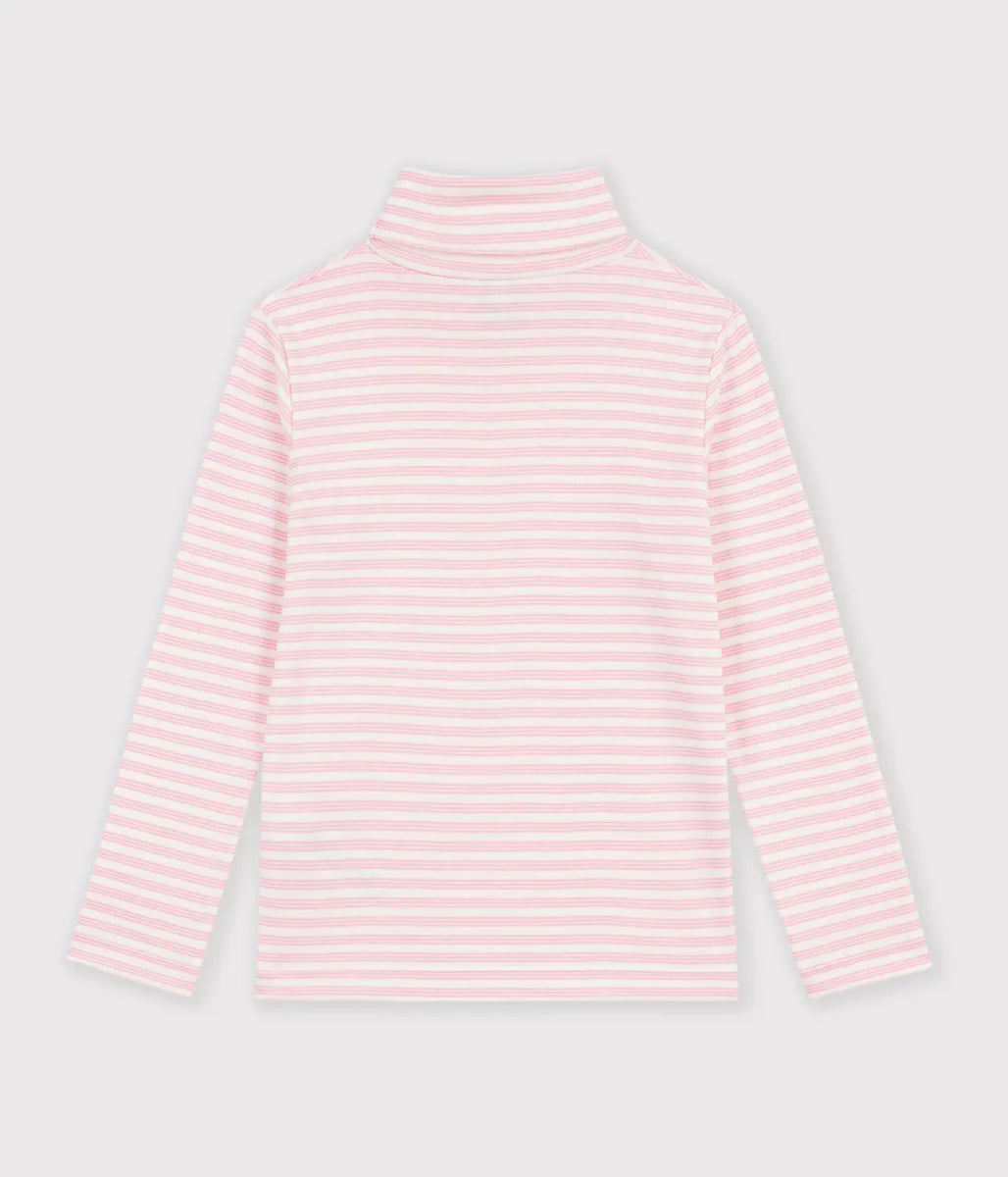 ボーダータートルネック長袖Ｔシャツ