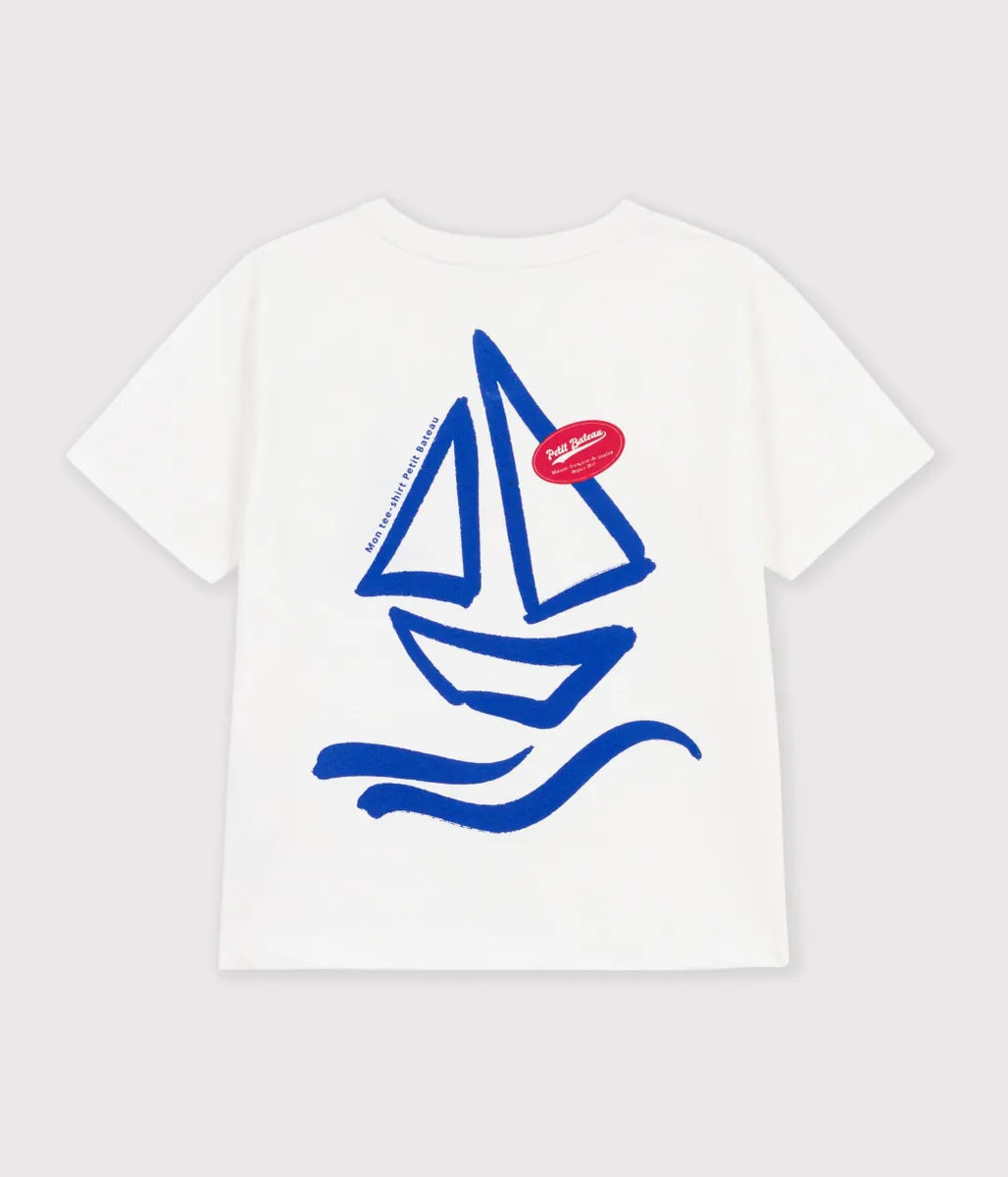 ヨットプリント半袖Ｔシャツ
