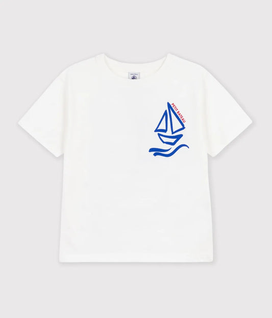 ヨットプリント半袖Ｔシャツ