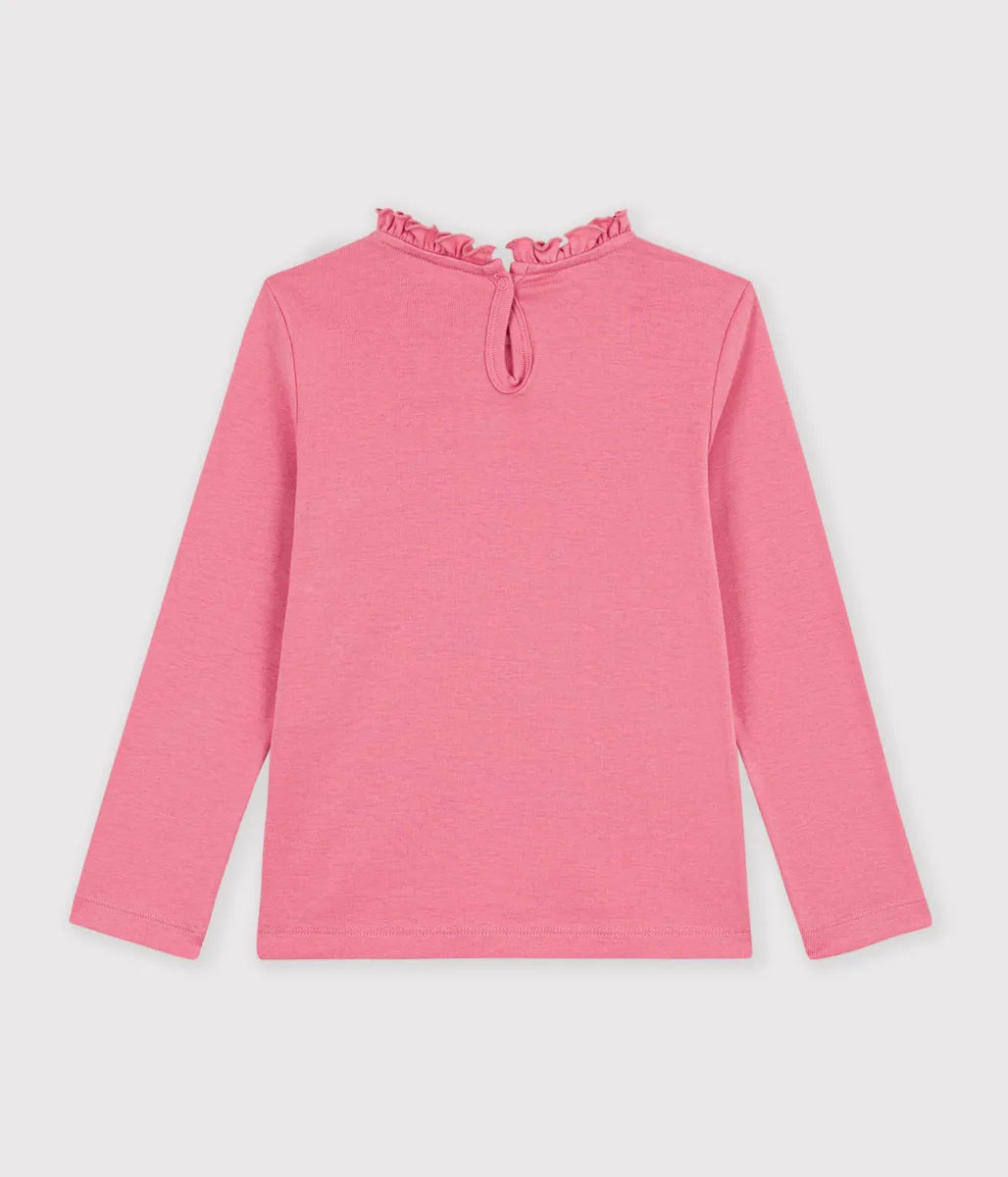フリル衿長袖Ｔシャツ