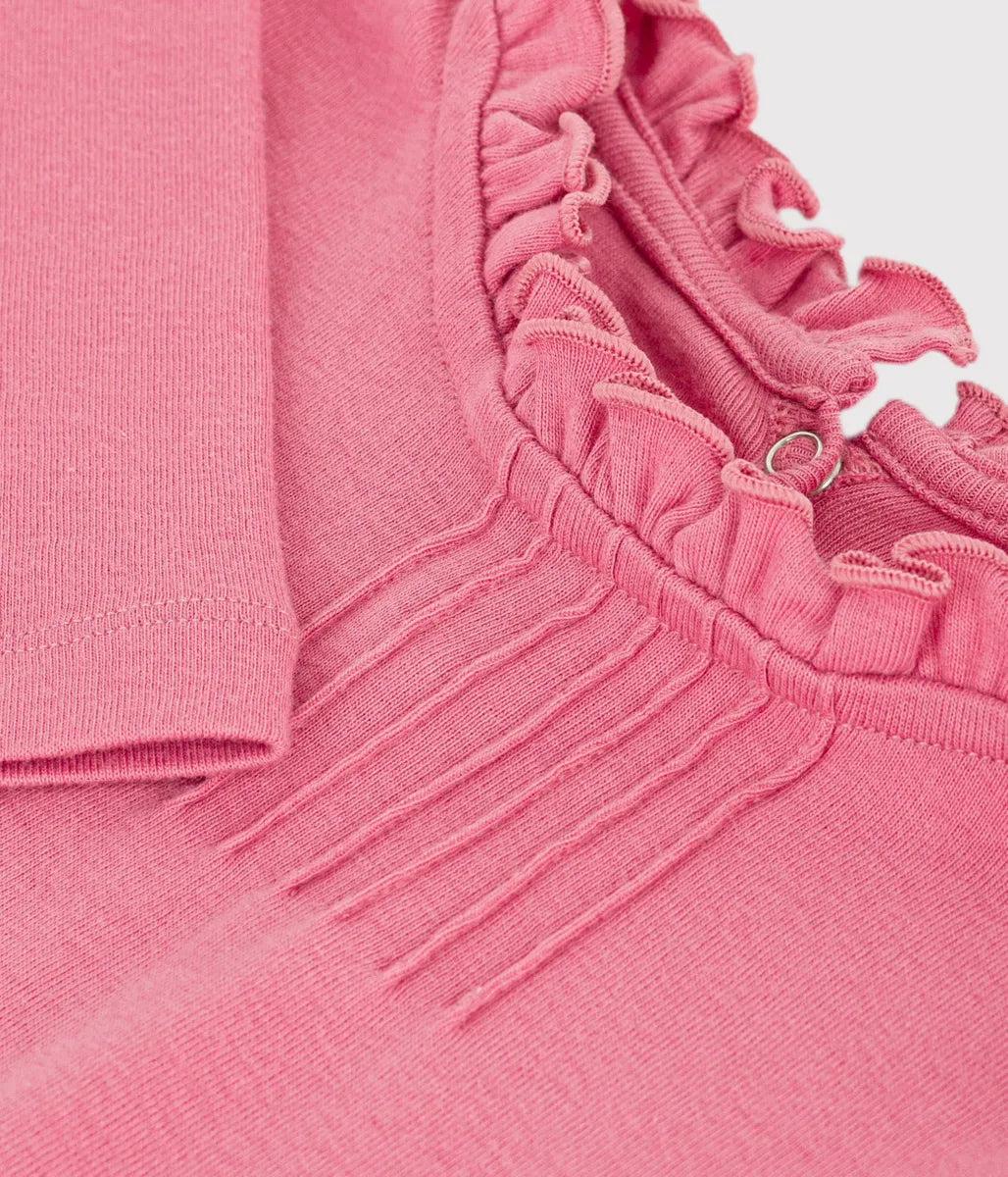 フリル衿長袖Ｔシャツ