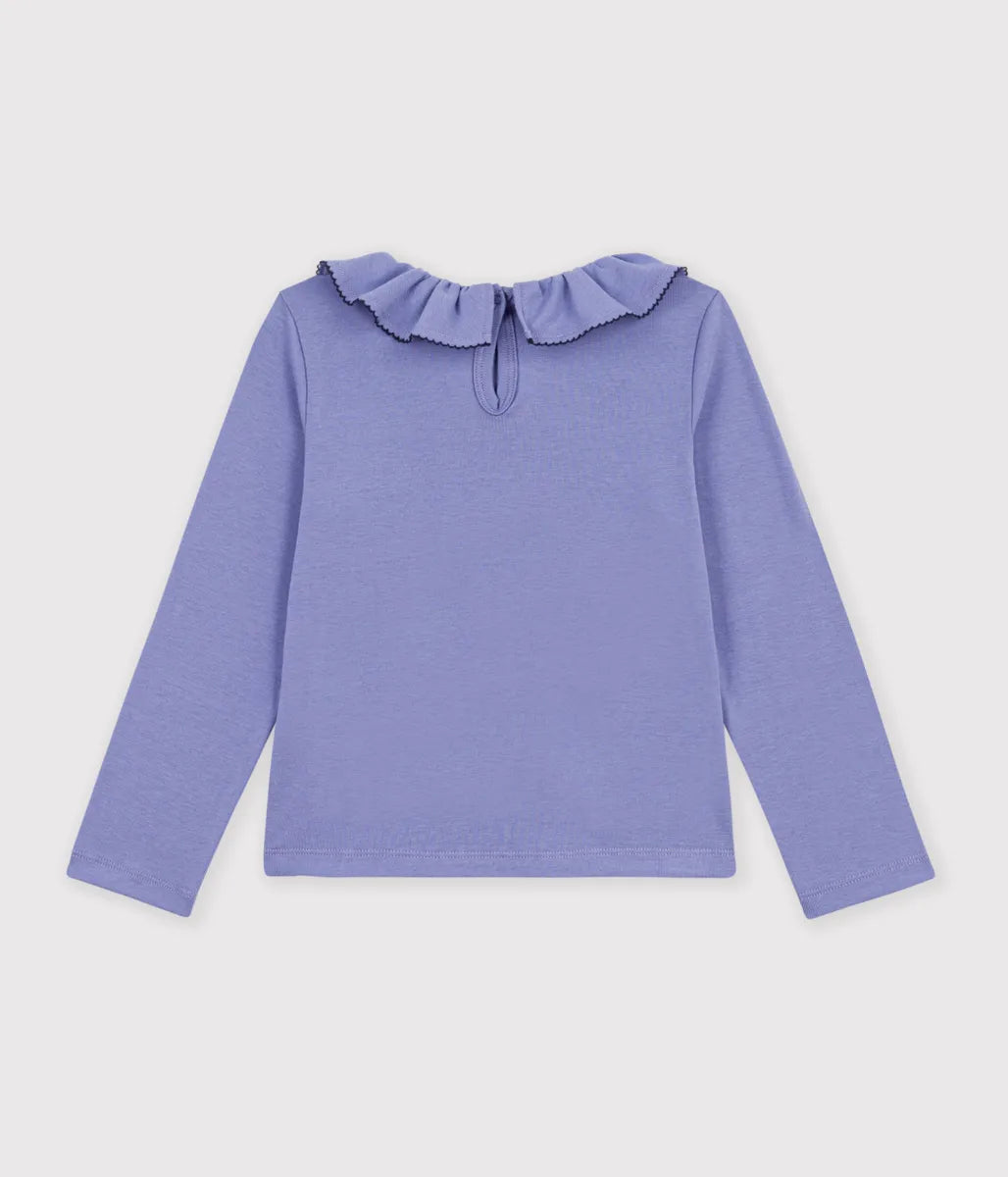 フリル衿長袖Ｔシャツ