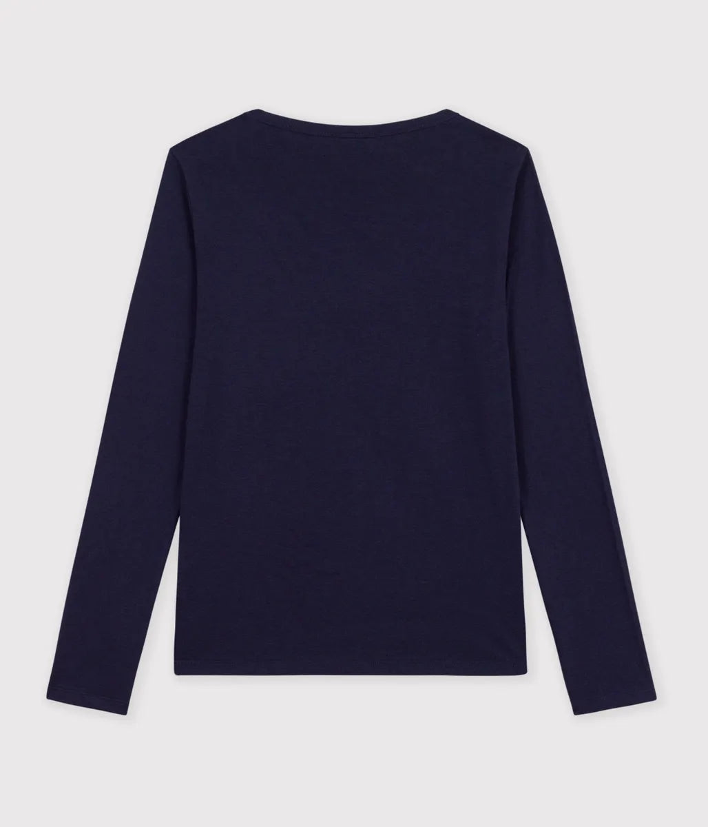 ボートネック長袖Ｔシャツ