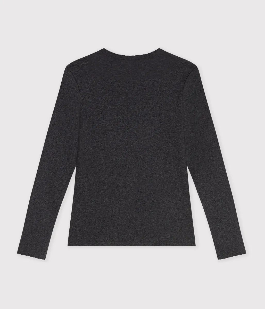 クルーネック長袖Ｔシャツ