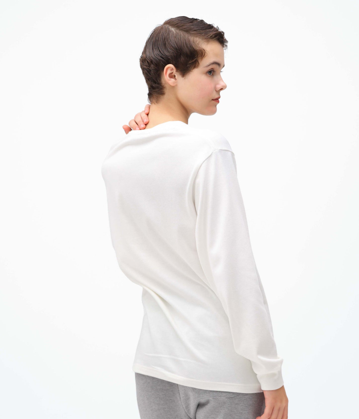 foxco×PB長袖クルーネックＴシャツ
