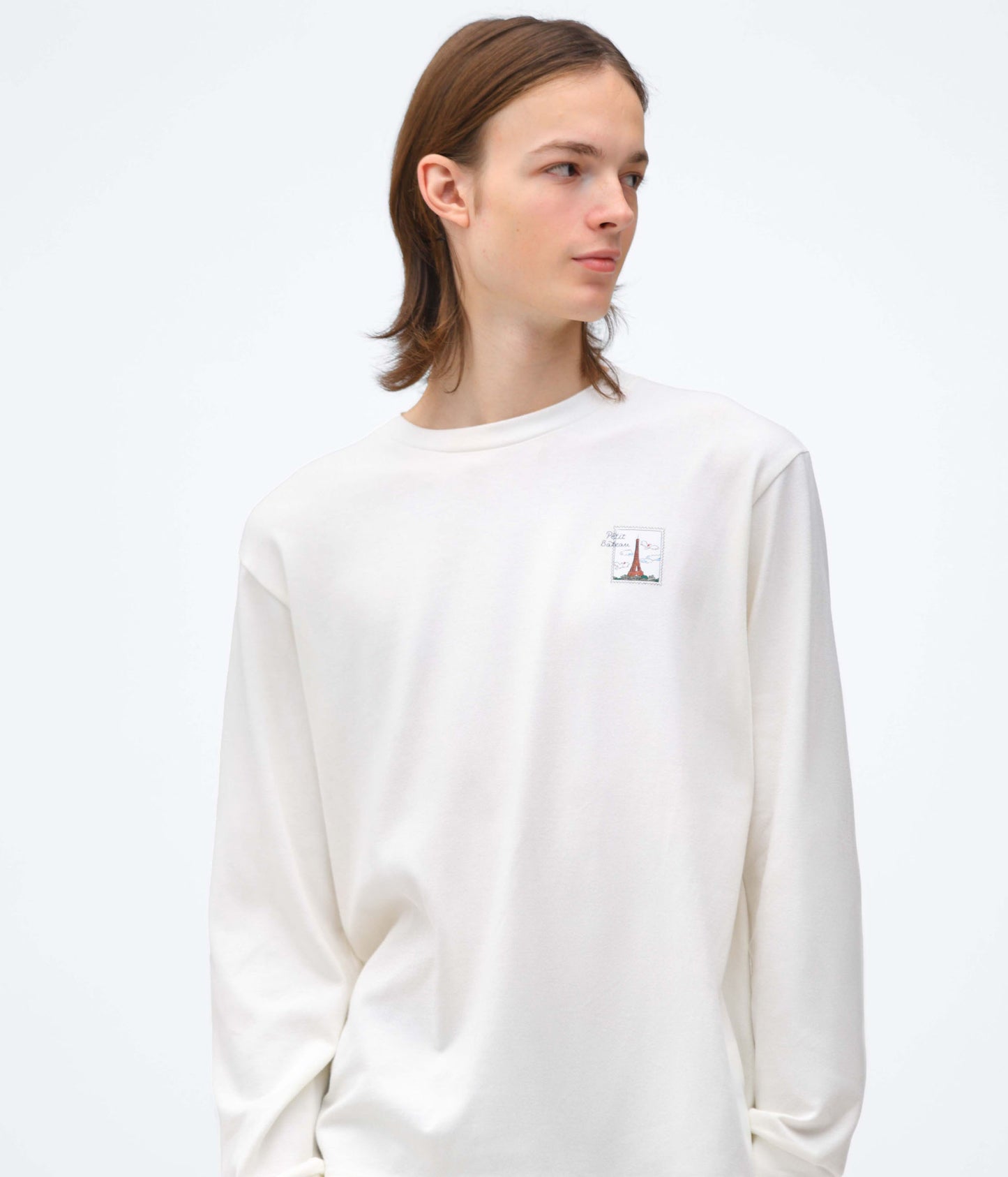 foxco×PB長袖クルーネックＴシャツ