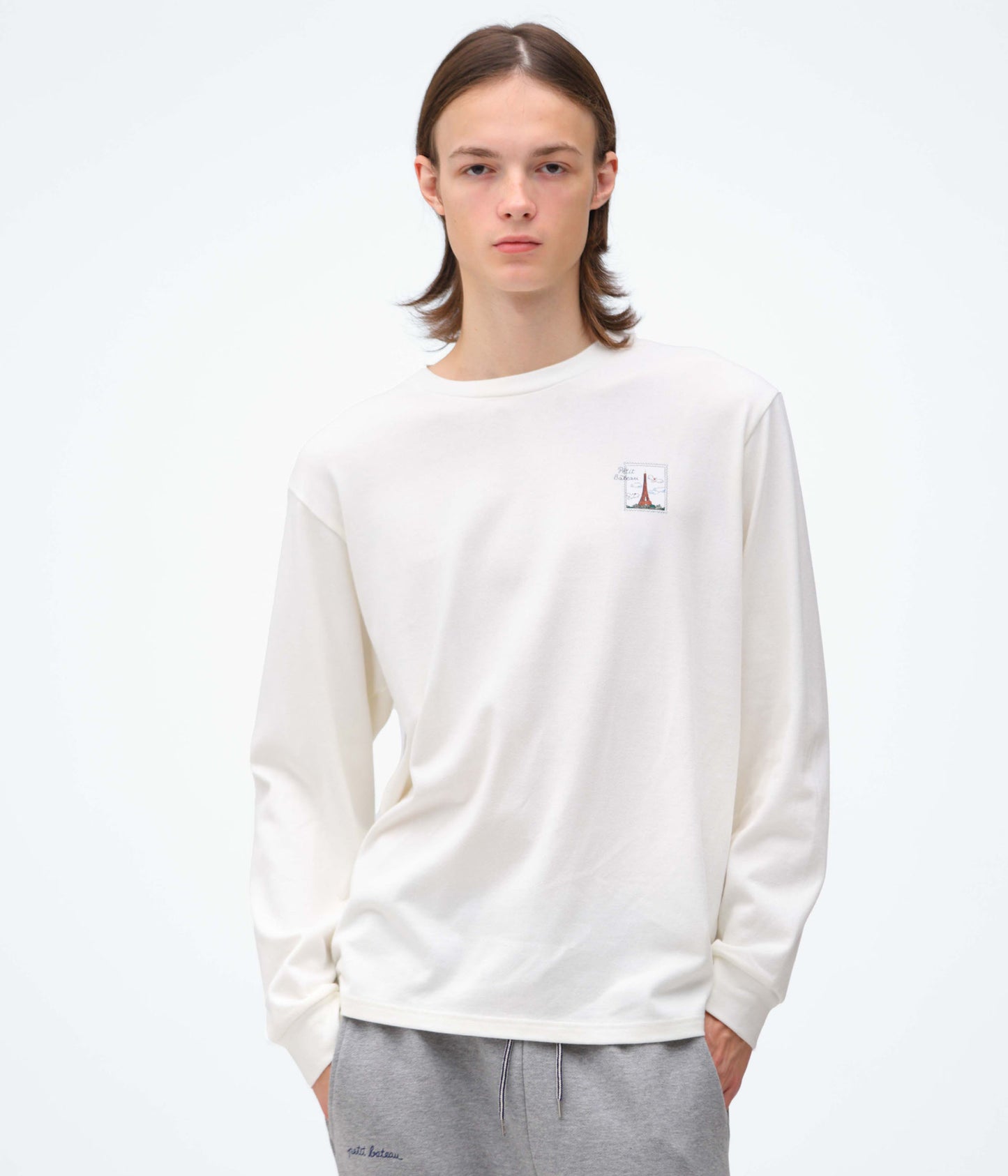 foxco×PB長袖クルーネックＴシャツ