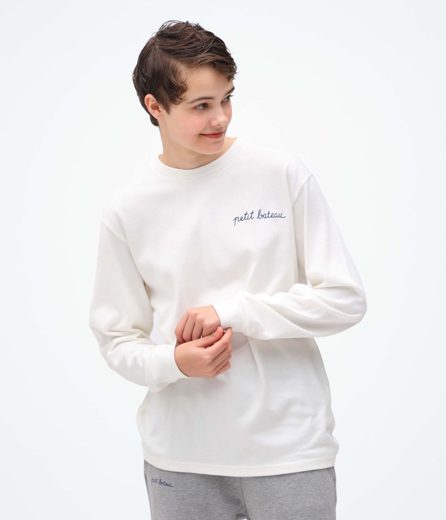 Japan exclusive長袖クルーネックＴシャツ