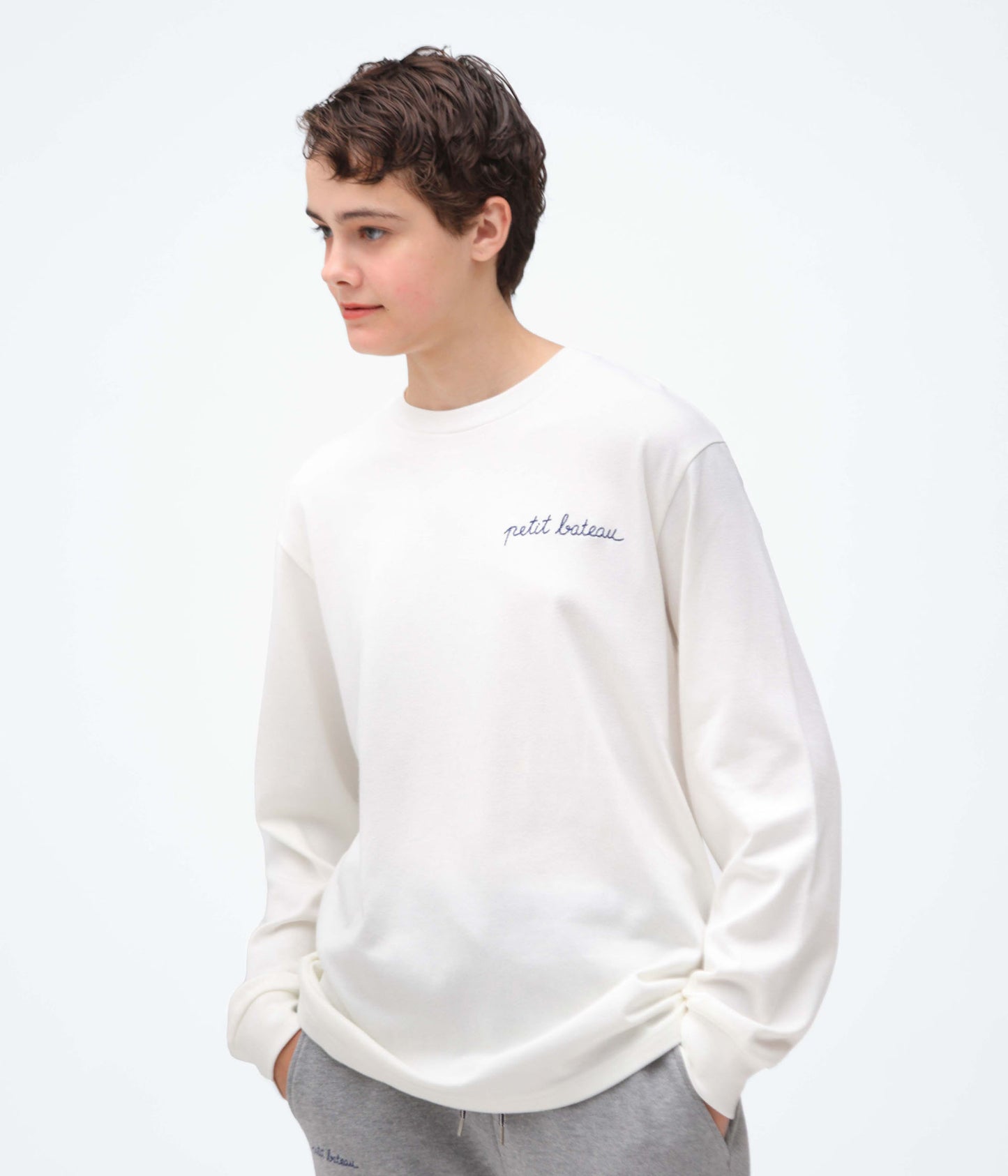 Japan exclusive長袖クルーネックＴシャツ