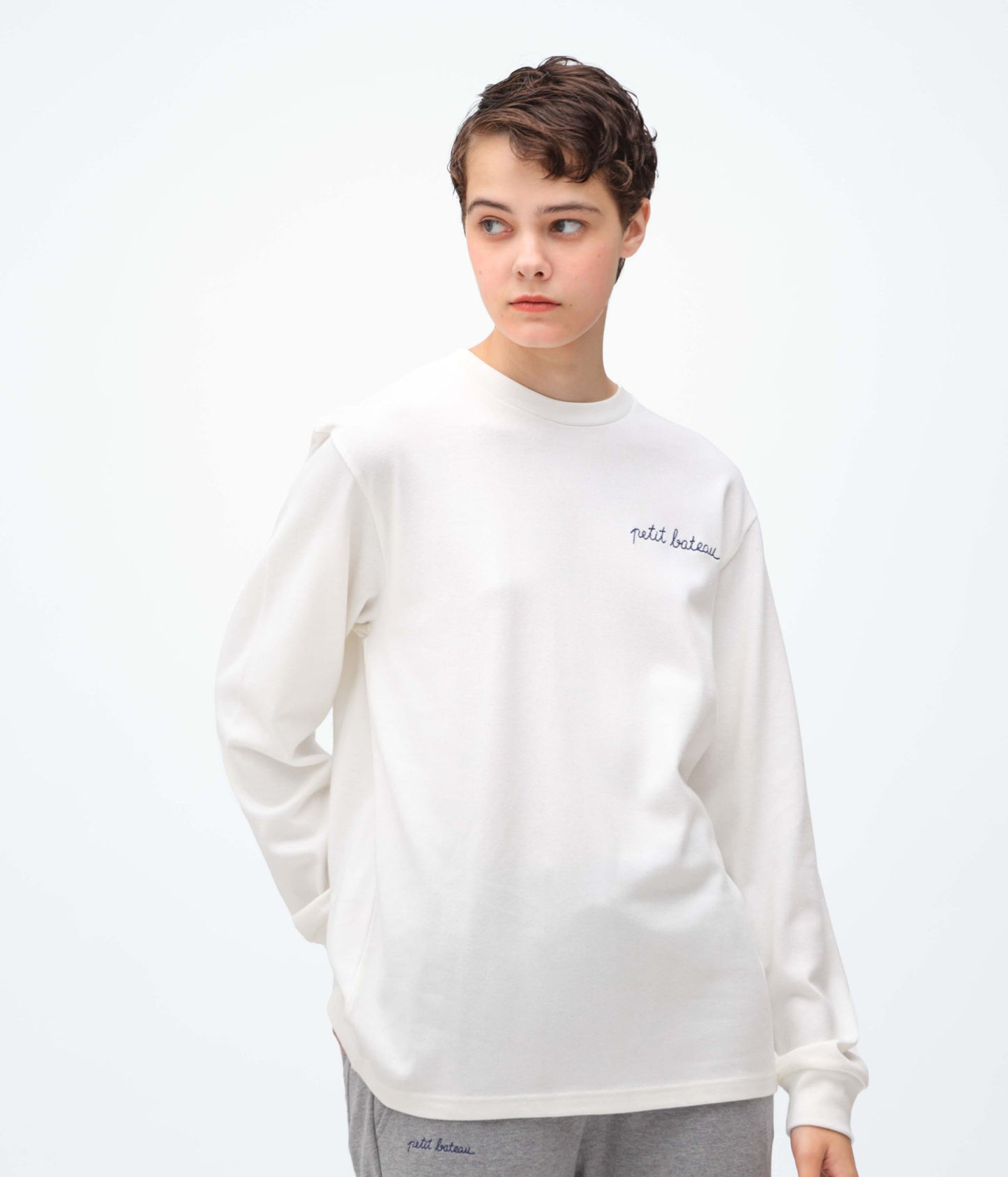 Japan exclusive長袖クルーネックＴシャツ