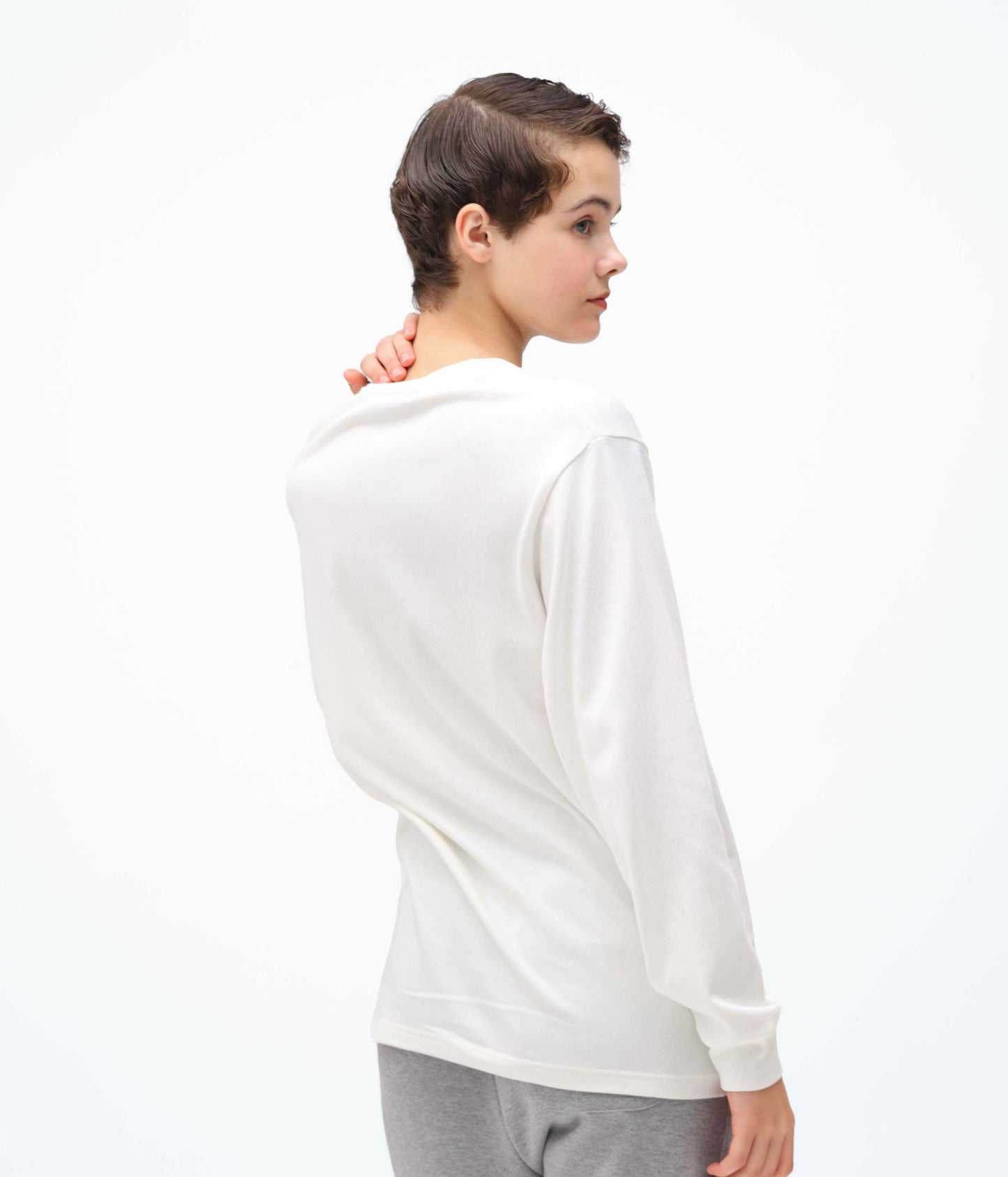 Japan exclusive長袖クルーネックＴシャツ