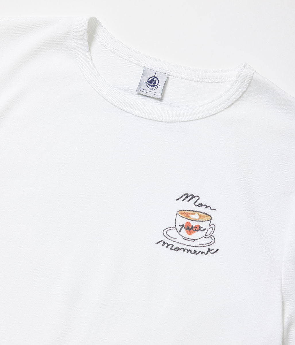 ポワンココット半袖Ｔシャツ（コーヒーカップ）