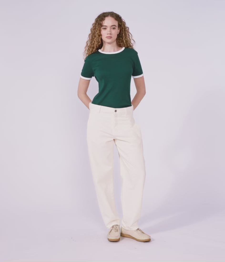 2×2リブ編み半袖Ｔシャツ