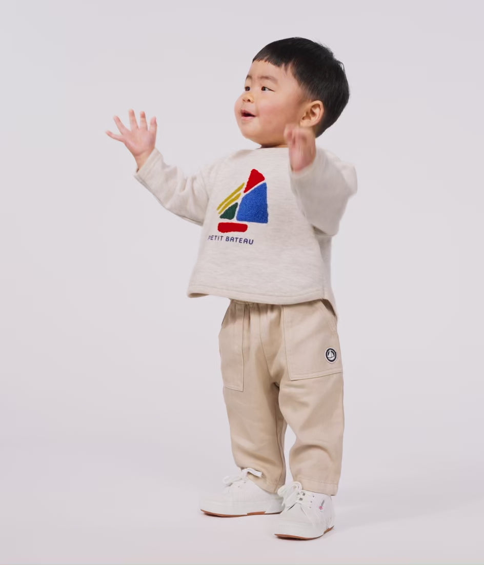 サージ織パンツ